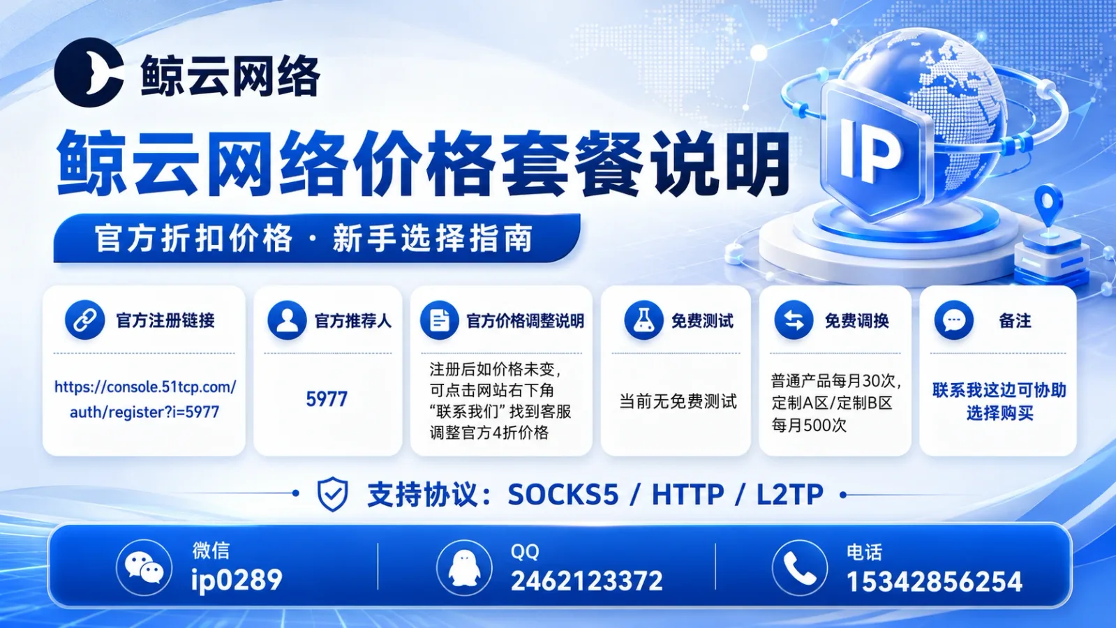 鲸云网络价格套餐说明